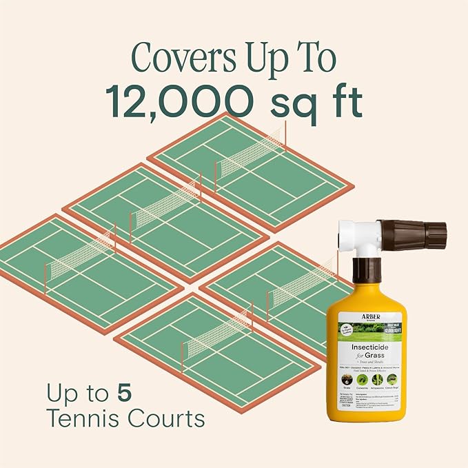 Arber Organic Liquid Concentrate for Indoor and House Plants | Natural Gardening (RTS Insecticide Lawn, Tree & Shrub)