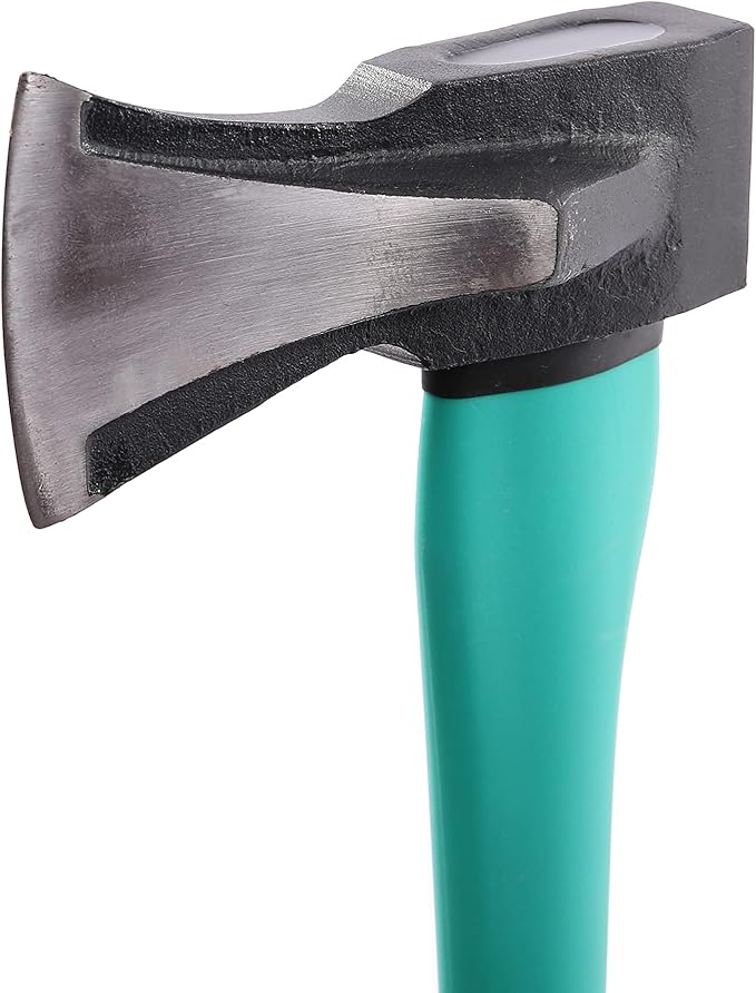 36" Splitting Axe, Chopping Axe|Splitting Maul for Firewood,|6.8Lbs Heavy Duty Forged Carbon Steel, Fiberglass Composite Handle & Ergonomic Anti-Slip Grip