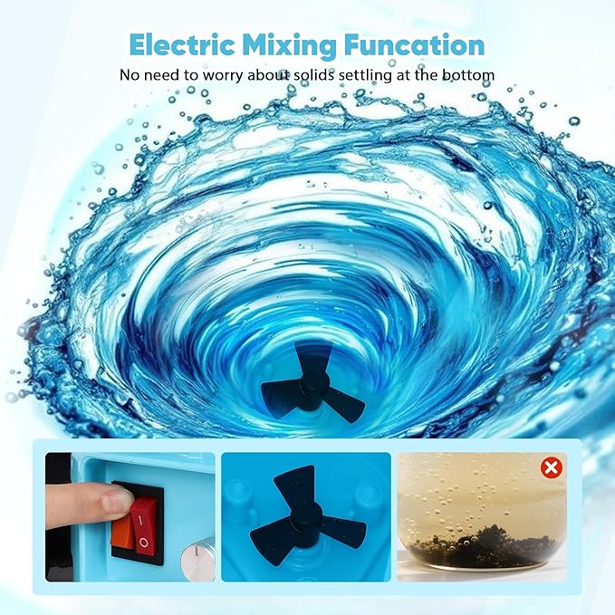 Battery Powered Backpack Sprayer, 4.2 Gallon Electric Sprayer for Weed Fertilizer Cleaning Watering, 80PSI Adjustable Pressure Lawn & Garden Sprayers with Telescopic Wand 8 Nozzles 2.6AH Battery