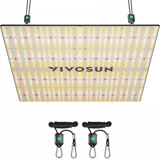 VIVOSUN VS4000 LED Grow Light with Full Spectrum Diodes & Brand Driver Dimmable Sunlike Lights for Seedling Veg & Bloom Plant Grow Lamp for 4x4/5x5 Grow Tent