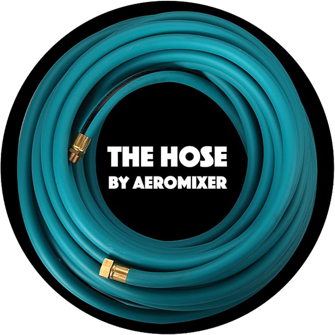 Aeromixer THE HOSE - 1 Inch 75Ft Flexible Garden Hose, Heavy Duty Garden Hoses for Outdoors, Anti Kinking Industrial Outdoor Water Hoses, 650 PSI High-Pressure Watering Tool for Farming and Gardening