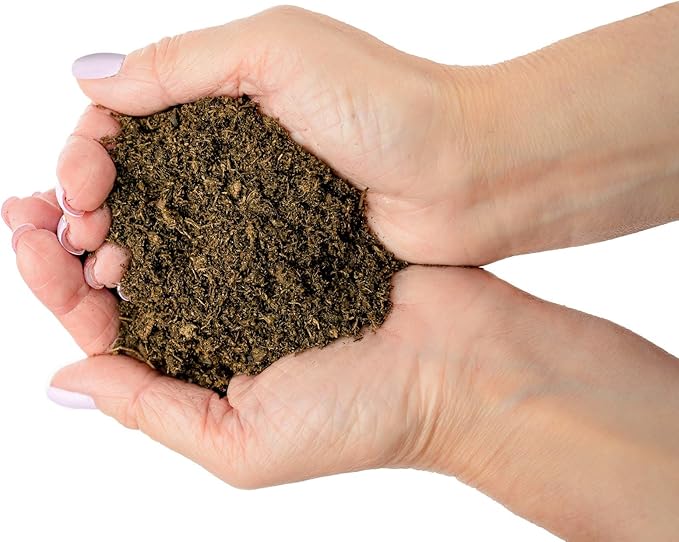 Premium Natural Sphagnum Peat Moss - Gardening Soil Amendment and Carnivorous Plant Soil Media by Gardenera (1 Quart Bag)