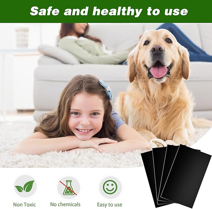 12 Pack Extra Large Glue Traps for Mice and Rats, Heavy Duty Super Sticky Traps for Mice Rats Snakes, Rat Glue Trap for Indoor Outdoor (48" x 11")