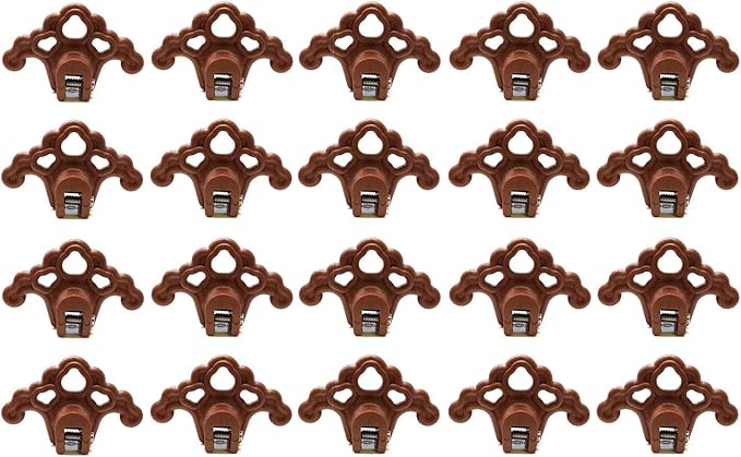 Plastic Roof Ice Guard Snow Guard Snow Stops for Standing Seam Metal Roofing - Multi-Color/Multi-Pack Listing (20, Bronze)