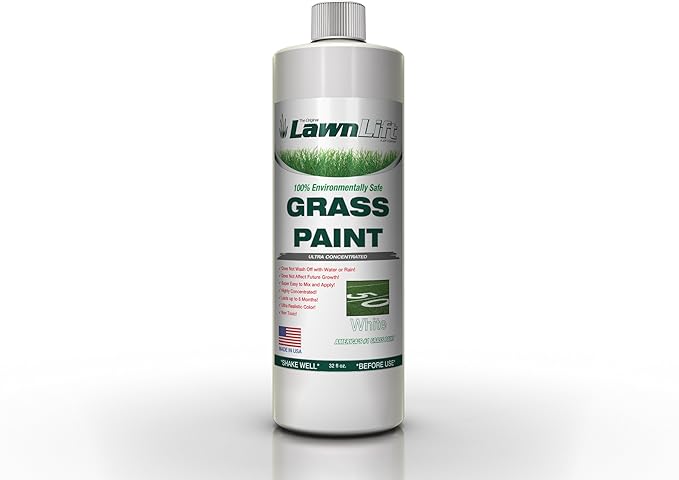 Lawnlift Ultra Concentrated (White) Grass Paint 64oz. = 1.5 Gallons of usable Product.