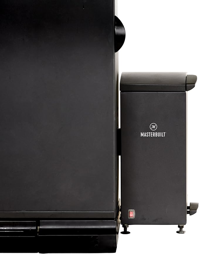 Masterbuilt® Slow and Cold Smoker Accessory Attachment With Removable Ash Tray for Masterbuilt Vertical BBQ Smokers in Black, 10" x 10" x 18", Model MB20100112