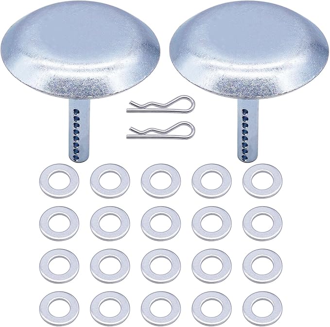 2205071 Quick Release Skid Shoes,Snow Blower Skid Shoe Kit with with Pins and Flat Washer 2208864 2874348 Compatible with Polaris Ace Ranger RZR General
