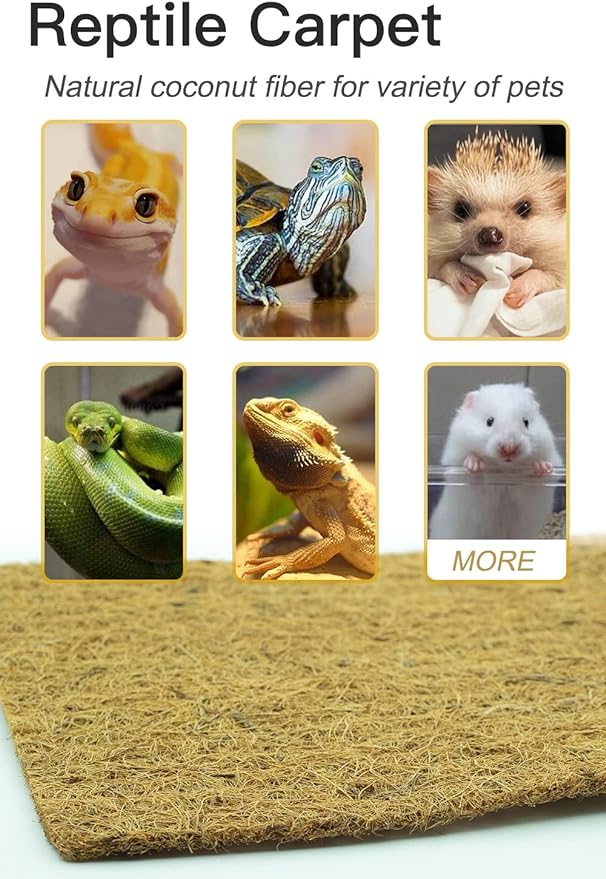 Coco Liner Roll, Yarrdfir 12x40 inch Natural Coconut Liners for Planter Flower Basket, Reptile Carpet, Natural Coconut Fiber mat, Garden Decoration, Animal pet pad