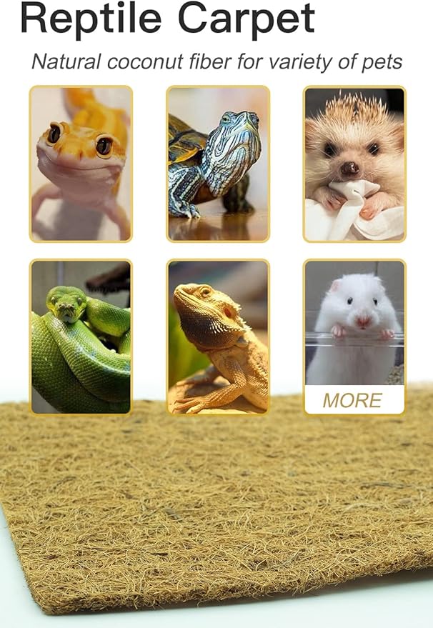 Coco Liner Roll, Extra Large 16x160 inch Natural Coconut Liners for Planter Flower Basket, Natural Coconut Fiber mat, Garden Decoration, Animal pet pad, Reptile Carpet