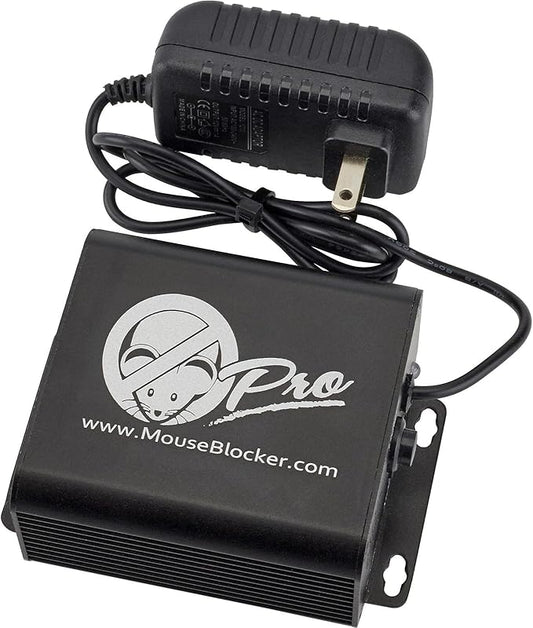 Prox 120V Plug-in Ultrasonic Mouse and Rodent Deterrent with Dual Strobing LEDs for Your Vehicle