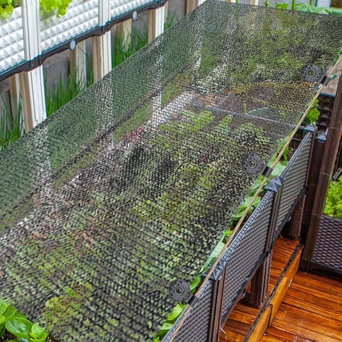 Shade Cloth Heavy Duty Lock Grip, 2023 New Shade Cloth Fix Plastic Clamp, Premium Tarp Clips Fence Fabric Clips for Greenhouse Outdoor Garden Netting, Anti Bird Netting, Sun Shade Net (100 Pcs)