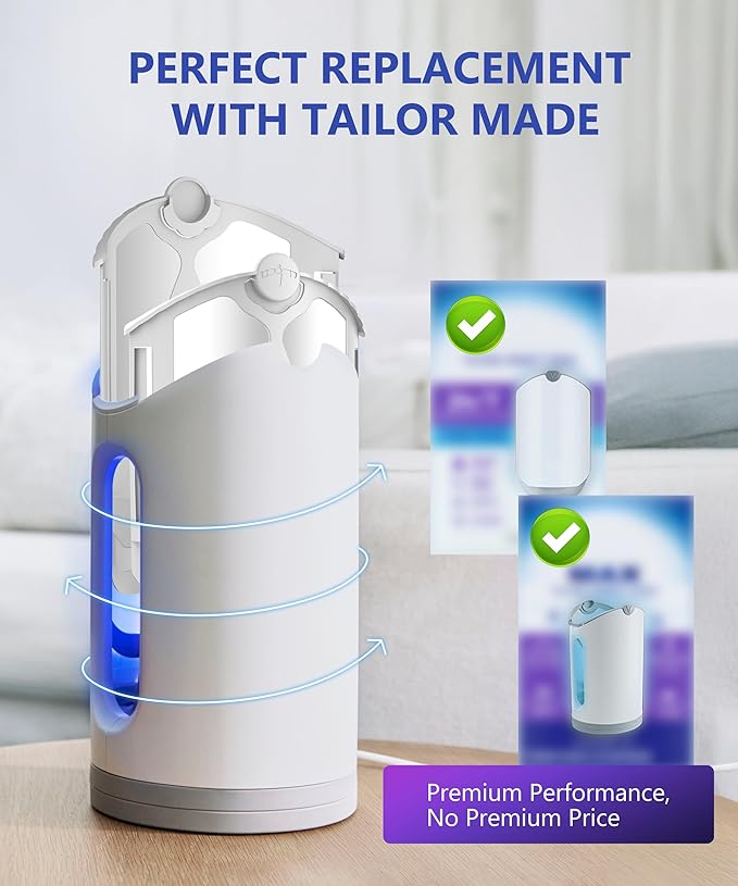 4 Pack Refill Cartridges, 2025 Upgraded High-Stick Refills, Compatible with Indoor Light M364 & Max, Easy to Replace