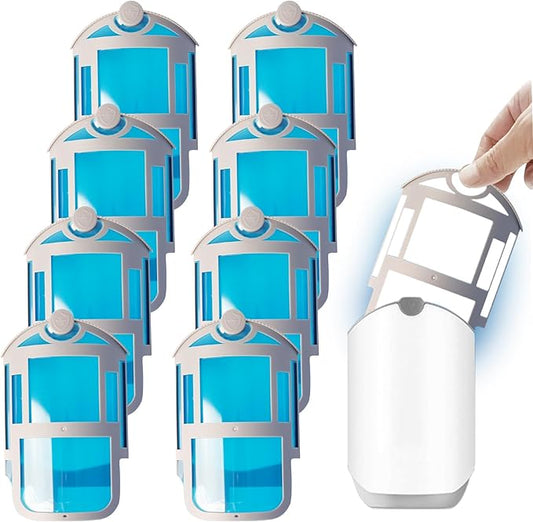 8 Pack Refill Cartridge Kit Compatible with ZEVO Plug-in Light, Replacement 100% Fit