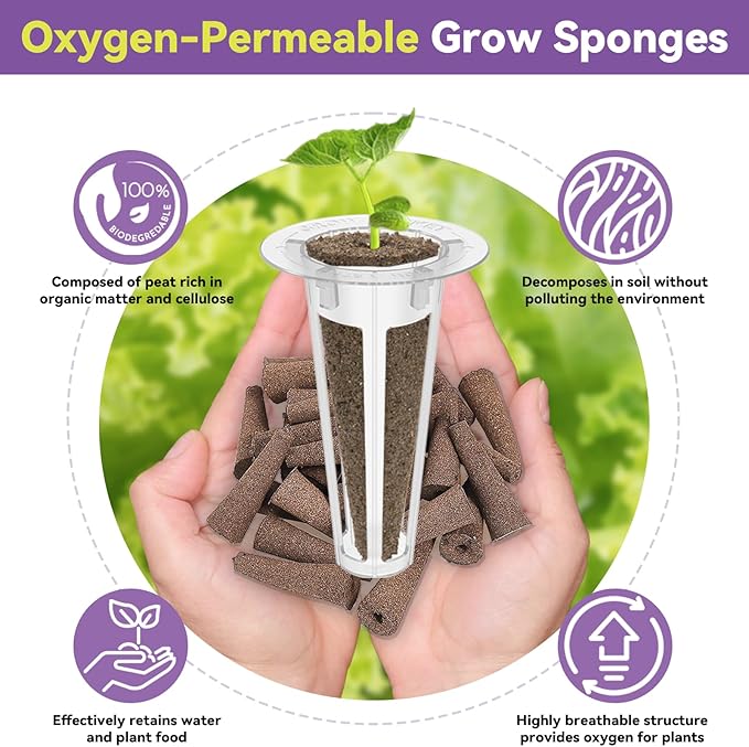 Red Romaine Lettuce Seed Pods for AeroGarden, Ahopegarden, iDOO Hydroponics Growing System Indoor, 400+ Seeds(12-Pods)