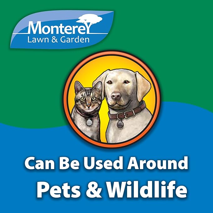 Monterey - Sluggo - Wildlife and Pet Friendly - Snail & Slug Killer, OMRI Listed for Organic Gardening - 2.5-Pounds