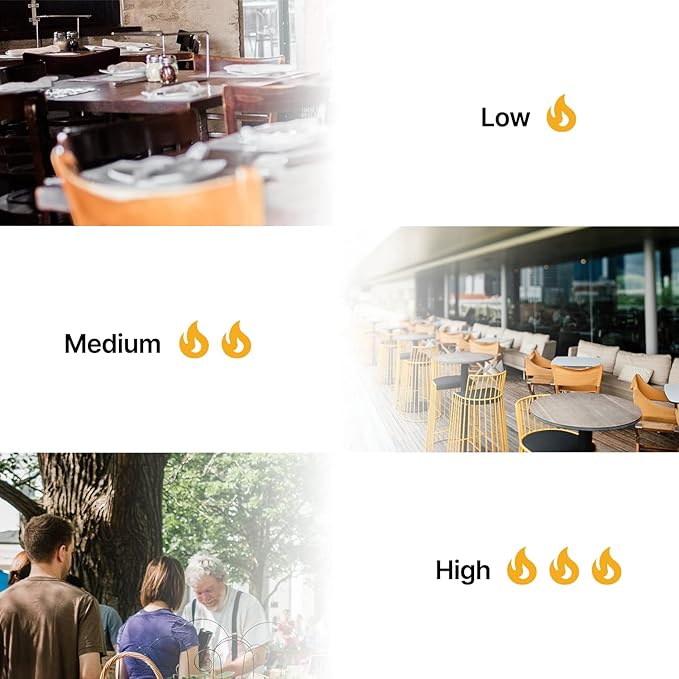 Outdoor Natural Gas Patio Heater, 45,000 BTU, XL-Series, Propane Heater, Anti-Tilt Safety Shut-Off, Portable Heater, Includes Drink Table & Wheels, Residential & Commercial Matte Mocha 89" Tall