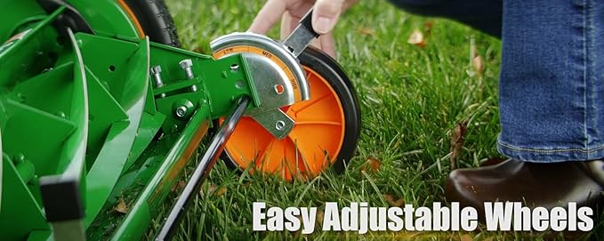 Scotts Outdoor Power Tools 2000-20S 20-Inch 5-Blade Classic Push Reel Lawn Mower, Green