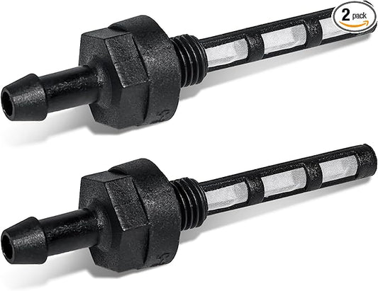 951-10651 Gas Fuel Tank Nipple Outlet Line Screen Replacement for Craftsman for Troy Bilt MTD Snow Blower Thrower Garden Tiller Guel Tank 208cc 357cc Part number 951-10651 95110651(2PCS)