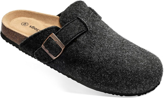 BULLIANT Comfort Clogs Slippers Sandals Nurse Work Shoes Unisex for Men Women with Cushioned Cork-Footbed