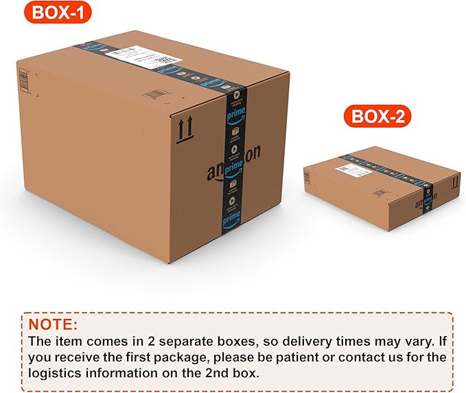 Brand-Man 6-Burner Gas Outdoor Kitchen Grill Island with Side Burner - 72,000 BTU Stainless Steel BBQ Grill Station with Storage Cabinets, Fold-out Prep Table, LPG/NG Convertible, Gray