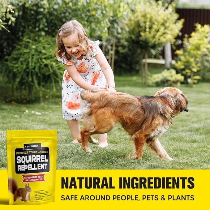 Squirrel Repellent, Chipmunk Repellant Outdoor, Squirrel Repellent Outdoor, Safe Deterrent for Gardens/Bird Feeders/Attic & Yard, Natural Mint Squirrel & Chipmunk Repellant for Plants - 10P