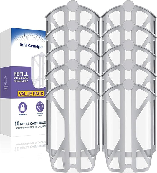 10 Pack Upgraded Refill Cartridges Kit Compatible with Plug-in Light M364 & Max Trap, 100% Fit, Indoor Use Only, Replacement Cartridges Refills Only