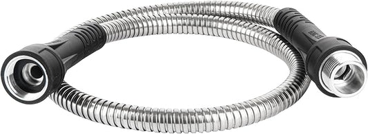 BIONIC STEEL 3Ft Short Garden Hose, 3 Ft x 5/8 In. Connector Hose for Reel, Leak Proof Connection, Heavy Duty, Non Kinking, Flexible, Hose Extension