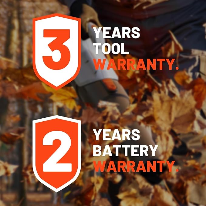 Litheli 20V Cordless Leaf Blower, Dual 2×2.0Ah Batteries Included, 350CFM/85MPH, 2-Speed Lightweight Handheld Electric Blower for Lawn, Patio, Dust & Leaves