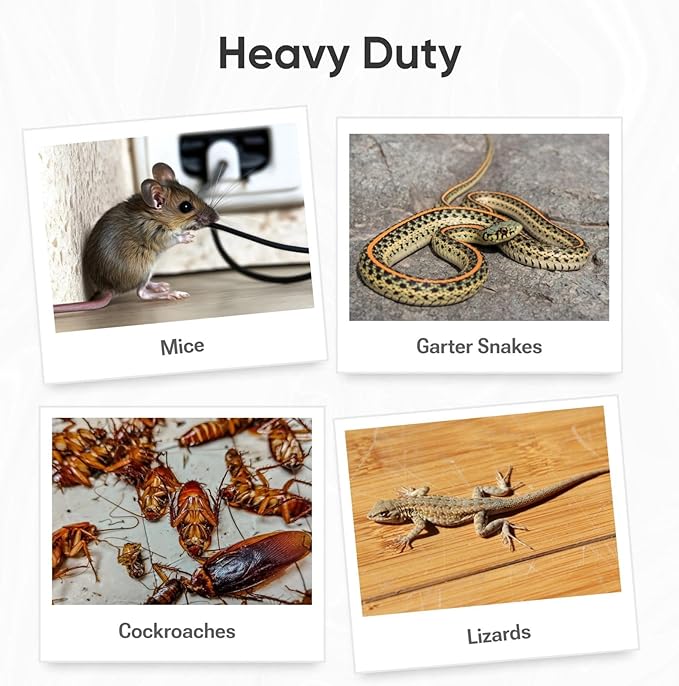 Mouse Traps and Small Rat Trap – 12 Pack Glue Mouse Traps Indoor for Home, Pre-Baited Strong Adhesive Boards, Safe Pest Control, Trampas para Ratones