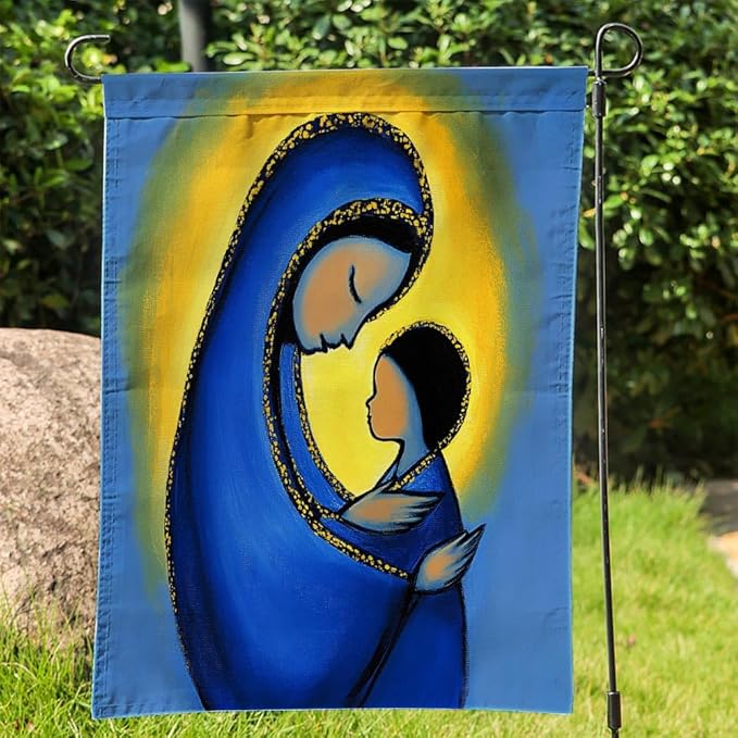 Birth of Jesus Outdoor Garden Flag 12X18 Inches Double Sided Seasonal Garden Flag