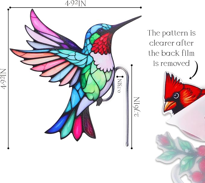 Hanging Planters for Indoor Outdoor Plants-Planters Hanging Plant Hummingbird Bird Decor Garden Decor Plant Accessories Farmhouse Decor-Gifts Ideas for Mom