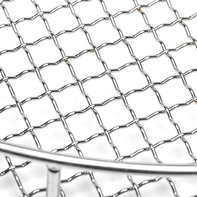 Stainless Steel Attachable Grill for Smokeless Firepit - 18 Inch - Open Fire Cooking Rack for Wood Burning Fire Pit, Camping, Bonfire, BBQ & Backyard - Compatible Only with Stainless Steel Firepit