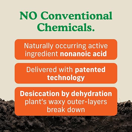 FireHawk™ Bioherbicide Concentrate 1.33 Gal | Fast‑Acting Alternative Weed Killer | Soil‑Friendly Formula | Makes Up to 28 gal for Broad‑Spectrum Control