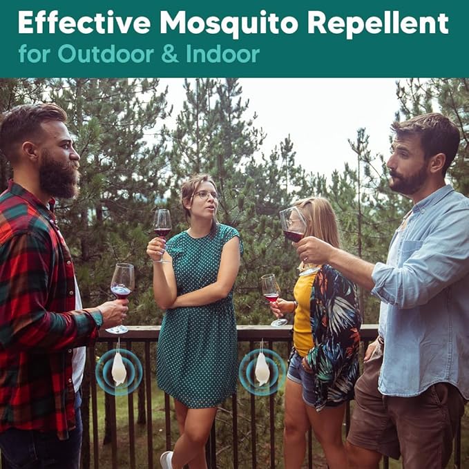 Mosquito Repellent Outdoor Patio, Indoors Mosquitoes Repellent, Natural Mosquito Deterrent for Kids/Adults, Mosquito Repellant, Mosquitoes Control for Camping/Patio/Yard/Travel 8P