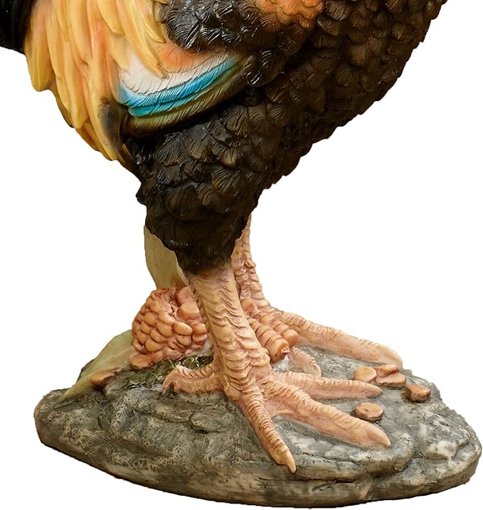 Touch of Class Wild Rooster Table Sculpture Multi Warm