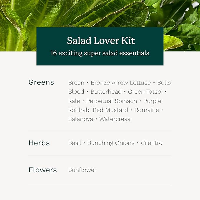 Gardyn Studio Vertical Hydroponics Growing System Kit - 16 Non-GMO Plants, Herbs, Vegetables - Tower Garden - Hydroponic Herb Garden Planter Indoor Kit - Indoor Gardening System with LED Grow Lights