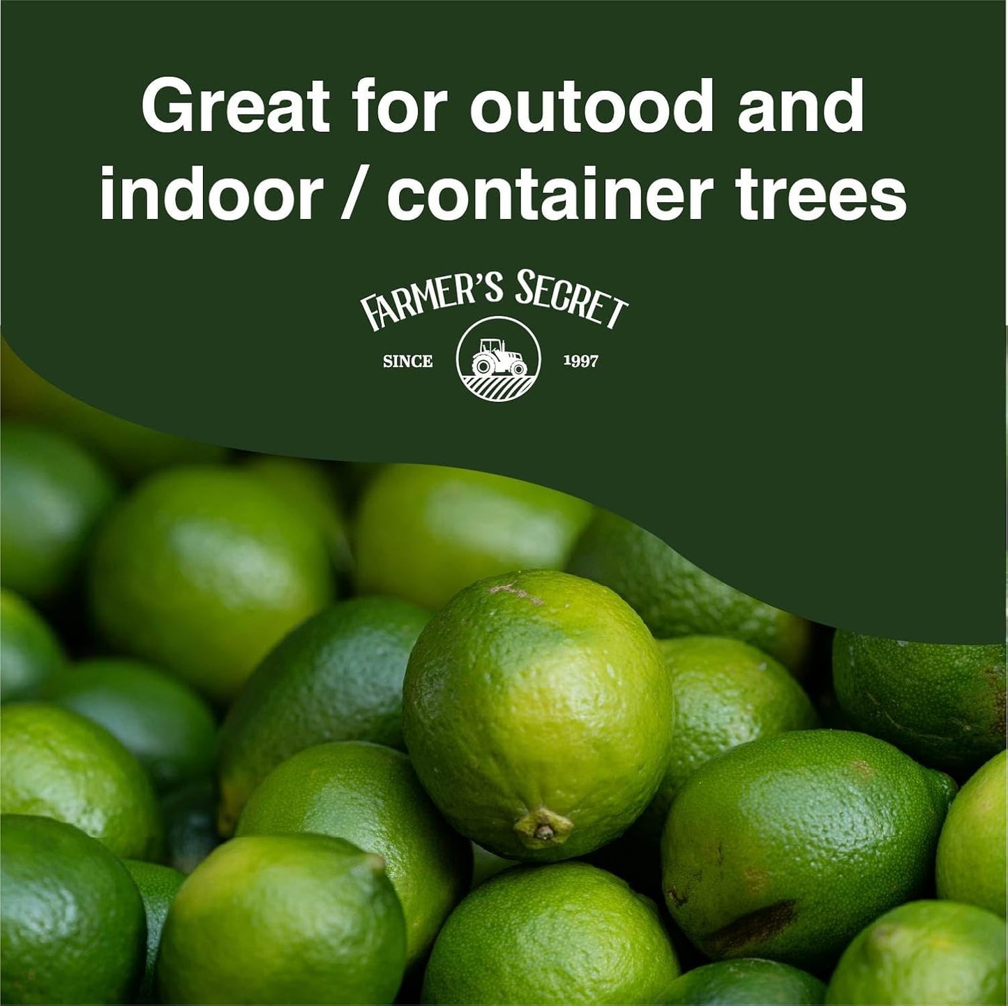 Farmer's Secret Citrus Tree Booster Fertilizer (32oz) - Super Concentrated - Formulated for All Citrus Trees Including All Types of Lemons, Limes, and Oranges - Outdoor and Indoor/Container Trees