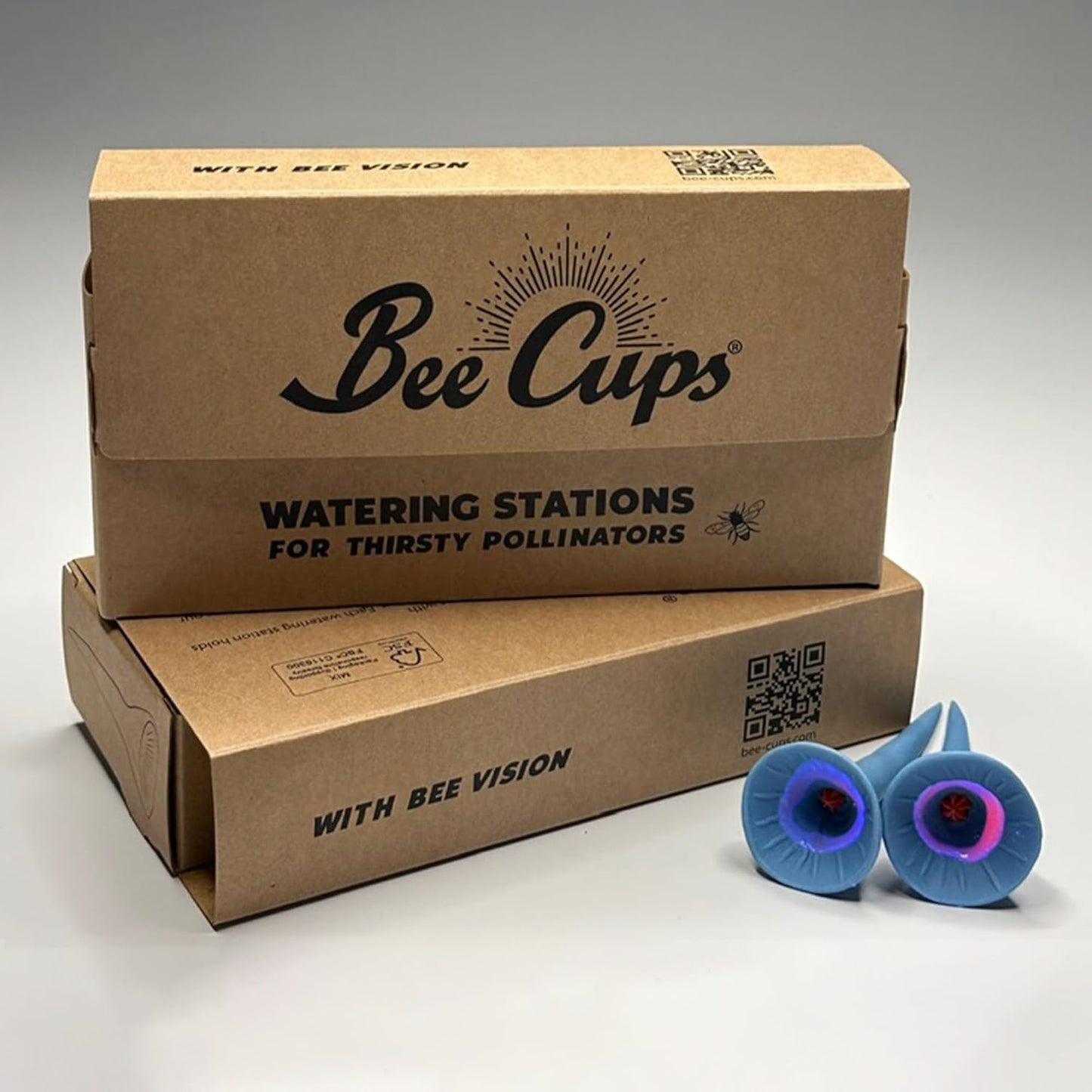 5 Pack, Bee Watering Station, 100% Handmade Porcelain, Bee and Butterfly Feeder for Garden, Outdoor Feeders for Thirsty Pollinators, Plastic Free, Bee Attracting Glaze (5, Morning Glory)