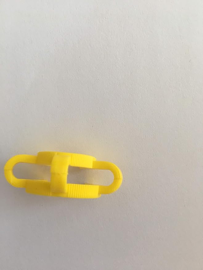 12 Pieces Keck Clips Ground Joints #14, Standard Taper POM for Joints 14/20 and 14/35 (yellow, #14)