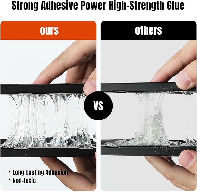 POPTRAP Rat Trap Heavy Duty & Large, Super Sticky Mouse Trap with Ultra-Strong Glue, Scent of Peanut Butter for Indoor & Outdoor, Non-Toxic (BigSize-10Pack)