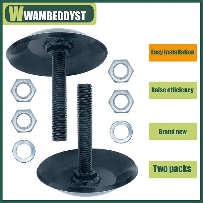 2873423 Snow Plow Skid Shoes Kit Compatible with Polaris Ranger, Razor, or ATV plow Super Heavy-Duty Skid Shoes(2-Pack)