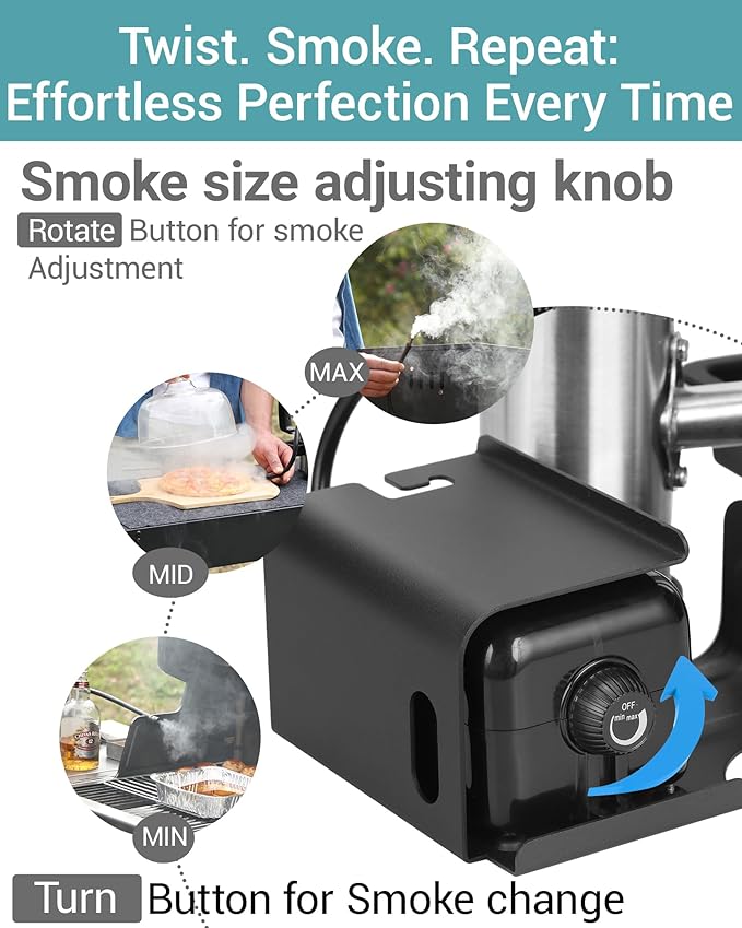 Smoke Generator For Cheese, Smoke Tube For Pellet Smoker, Portable Electric Smoke Maker Outdoor Smoker Accessories, Hot or Cold Smoking Attachment for any Grill or Smoke, Best Gifts for Men, Dad