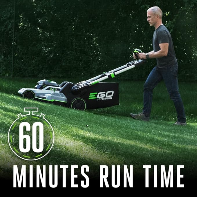 EGO POWER+ Electric Lawn Mower, Self-Propelled Cordless with Touch Drive, Includes 56V 6.0Ah Battery, 4.0Ah Battery and Rapid Charger - LM2123SP-2