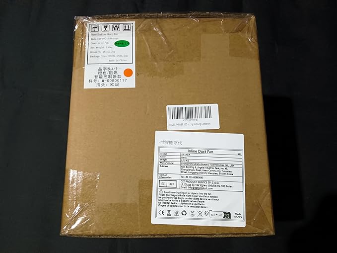 Spider Farmer 6 Inch Inline Duct Fan with RJ12 Speed Controller, 402 CFM Quiet EC Motor, Ventilation Exhaust Fan for Heating Cooling Booster, Grow Tents, Hydroponics, Indoor Gardening