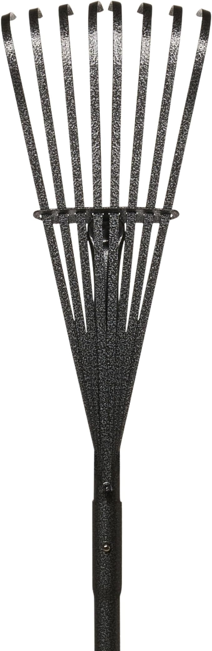 Yard Butler World’s Greatest Shrub Rake | Heavy Duty All Steel Rake with Ergonomic Garden Claw, 20 Free-Floating Tines & Long Metal Handle – Lawn, Yard, Bed, Landscape for Leaves, Grass & Debris, 8"