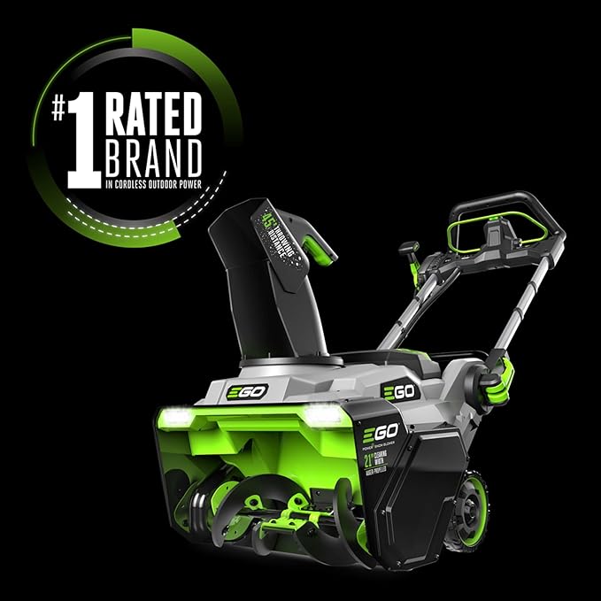 EGO SNT2120AP 21-Inch 56-Volt Lithium-Ion Cordless Single Snow Blower Included, 1-Stage Auger Propelled (NO Battery/Charger), Black