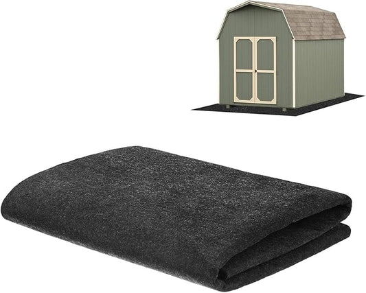Outdoor Storage Shed Mat, 2x2.5 ft Waterproof Small Shed Flooring Mat for Patio Furniture Floor Protecting from Wear/Liquid/Dust/Oil, Non-Slip Carport Pad [Grey]