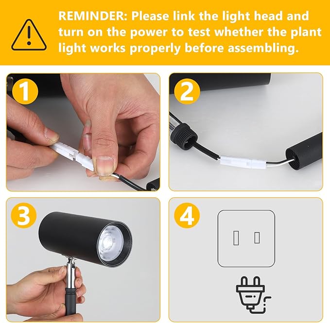 HMVPL Grow Lights Stand for Indoor Plants Full Spectrum Tall Plant Light for Indoor Growing with 20W COB Plant Light Bulb,4/8/12H Timer, Led Growth Floor Lamp for Large Plant Seedling(6 Level Height)