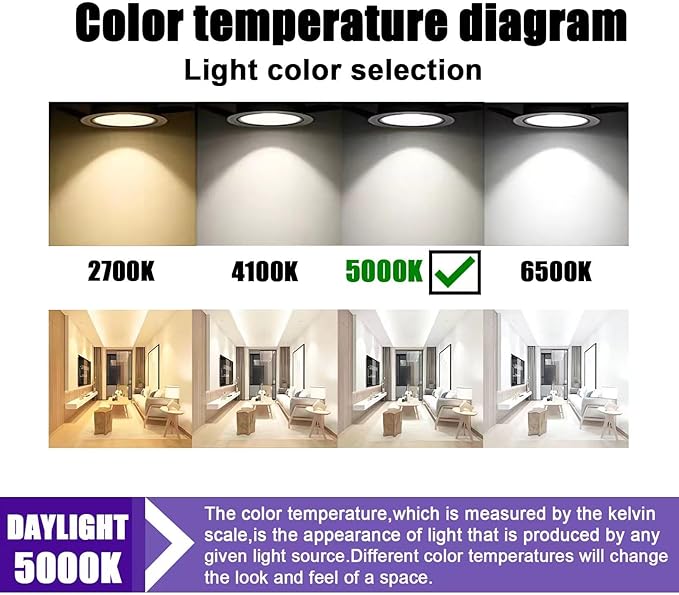 46 Inches T5 Fluorescent Bulb 54W, F54T5/850/HO 54 Watt T5 High Output 5000K Fluorescent Tube, 25 Pack, G5 Base, 4200 Lumens, CRI 82