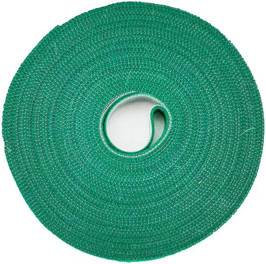 Garden Tie Green Tape, Plant Supports, Gentle On Plants (32.8ft × 0.6 inch, 1 roll, Green)